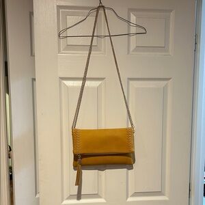 Moda Luxe Mustard Crossbody Bag